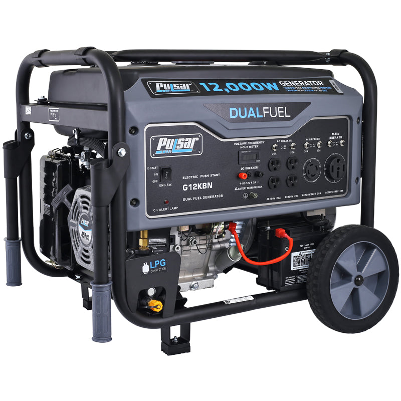Pulsar G12KBN dual fuel portable generator