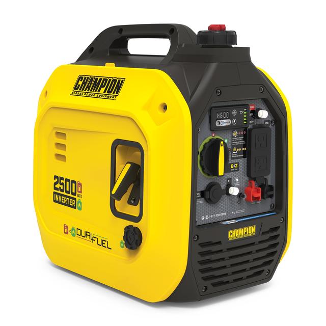 Champion 2500W dual-fuel inverter generator