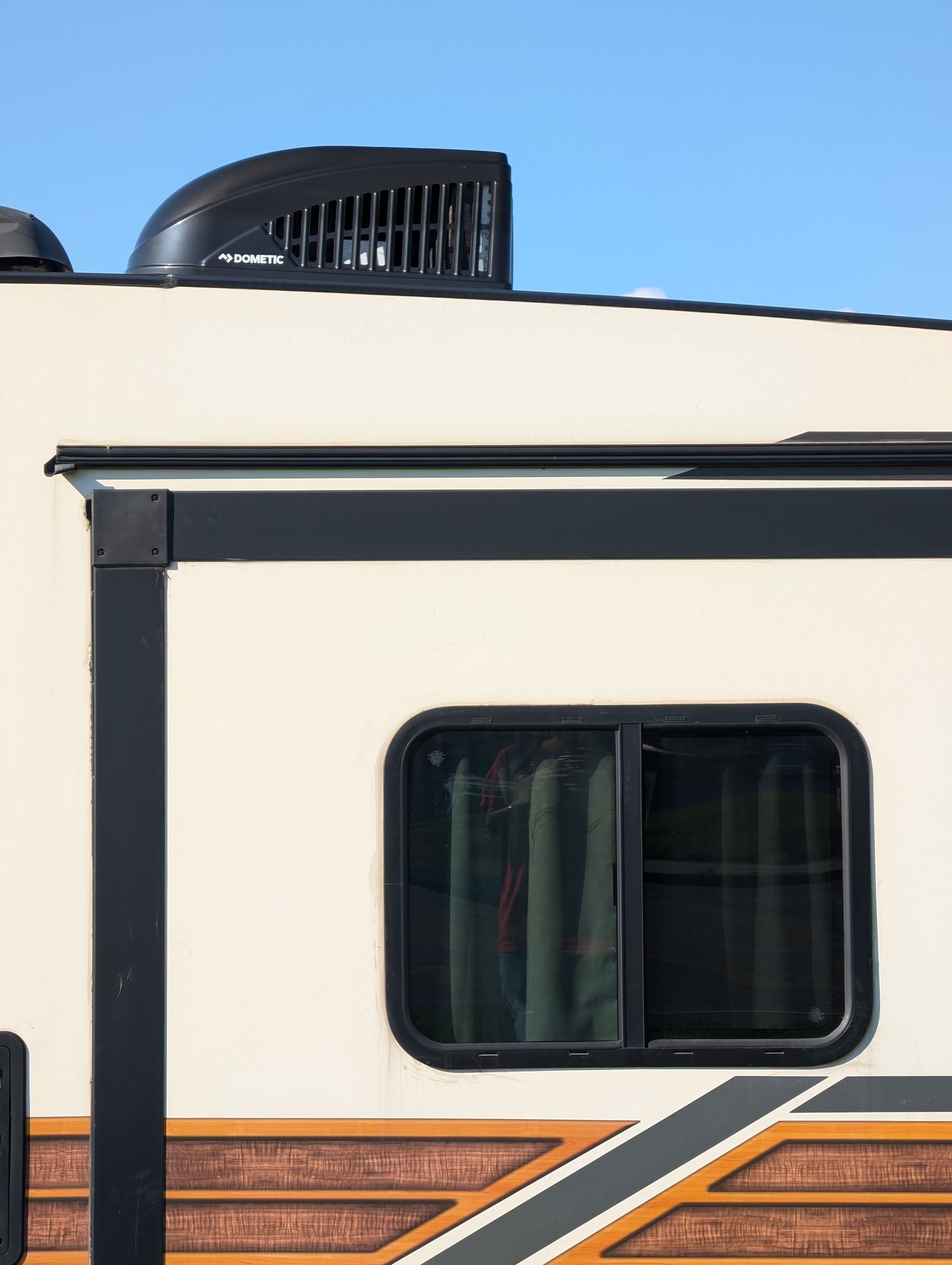 Dometic rooftop air conditioner on an RV